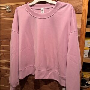 Lululemon Perfectly Oversized Crop Crew Softstreme Sweatshirt